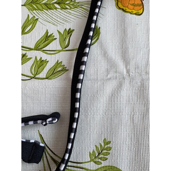 Dolfin Uglies Revibe Black Triangle Bikini Top With Pink Lining & Striped Trim M - Picture 3 of 8